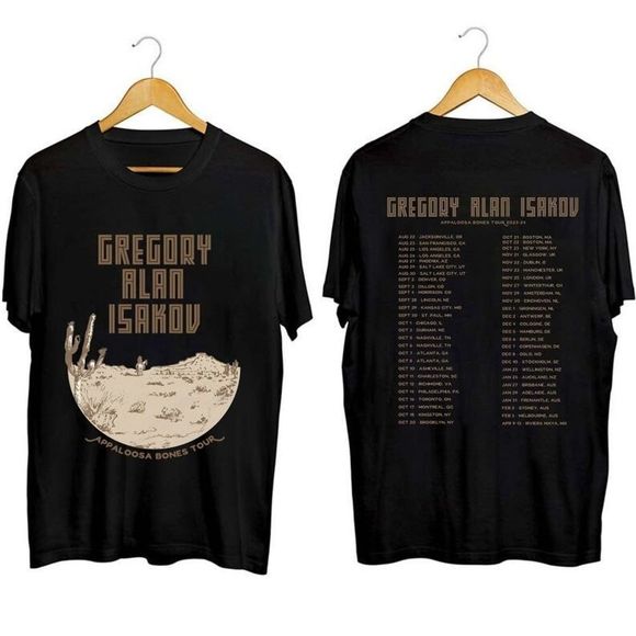 Gregory Alan Isakov Appaloosa Bones Tour 2023 Shirt 2 sided Tee - Picture 1 of 4